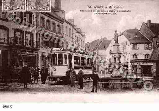 Ville de SAINTAVOLD, carte postale ancienne