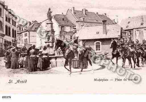 Ville de SAINTAVOLD, carte postale ancienne