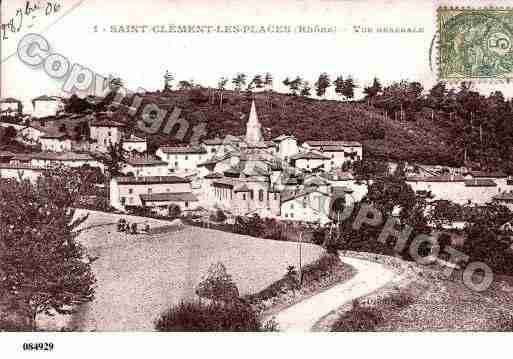 Ville de SAINTCLEMENTLESPLACES, carte postale ancienne