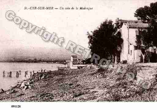 Ville de SAINTCYRSURMER, carte postale ancienne