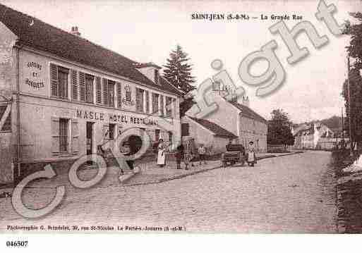 Ville de SAINTJEANLESDEUXJUMEAUX, carte postale ancienne