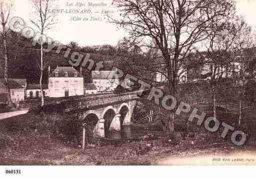 Ville de SAINTLEONARDDESBOIS, carte postale ancienne