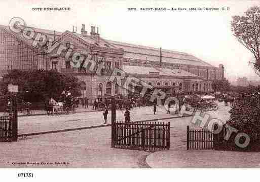 Ville de SAINTMALO, carte postale ancienne