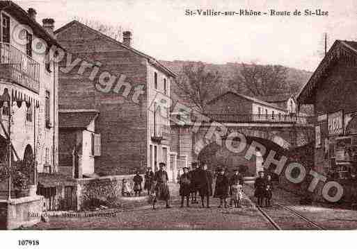 Ville de SAINTVALLIER, carte postale ancienne