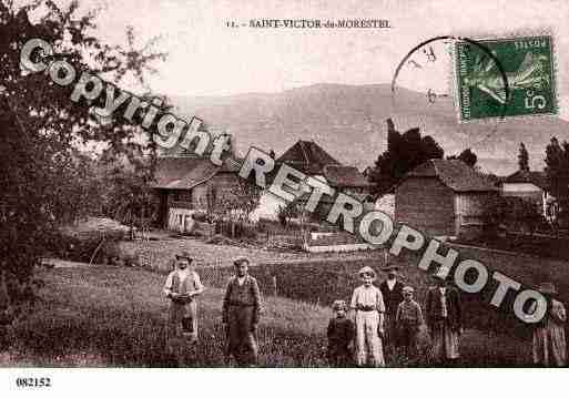 Ville de SAINTVICTORDEMORESTEL, carte postale ancienne