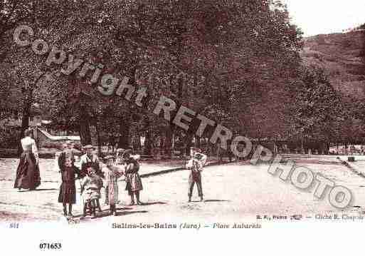 Ville de SALINSLESBAINS, carte postale ancienne