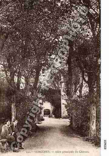 Ville de SURGERES, carte postale ancienne