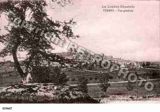 Ville de TERMES, carte postale ancienne