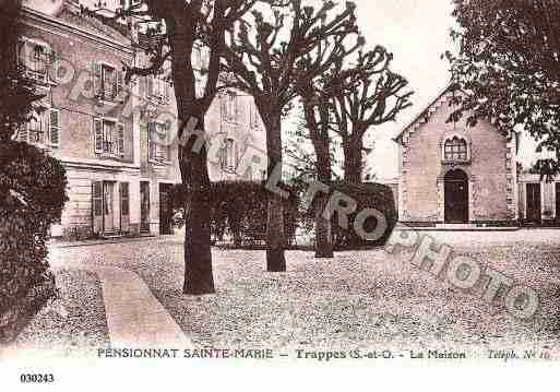 Ville de TRAPPES, carte postale ancienne