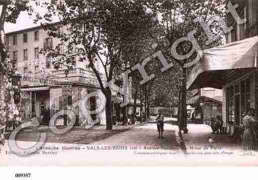 Ville de VALSLESBAINS, carte postale ancienne