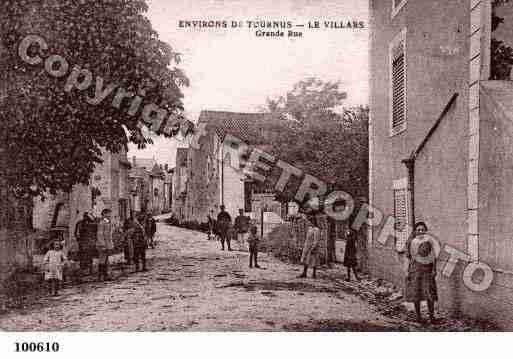 Ville de VILLARS(LE), carte postale ancienne