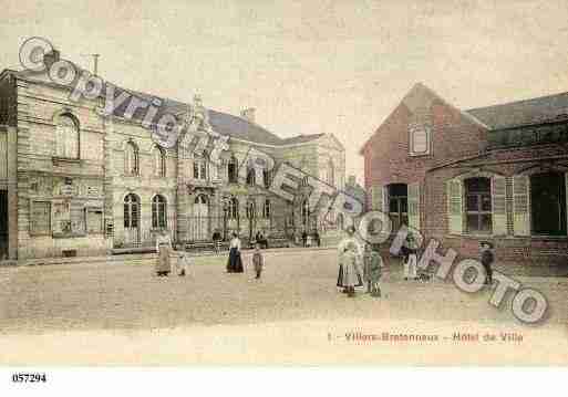 Ville de VILLERSBRETONNEUX, carte postale ancienne