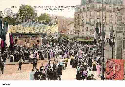 Ville de VINCENNES, carte postale ancienne