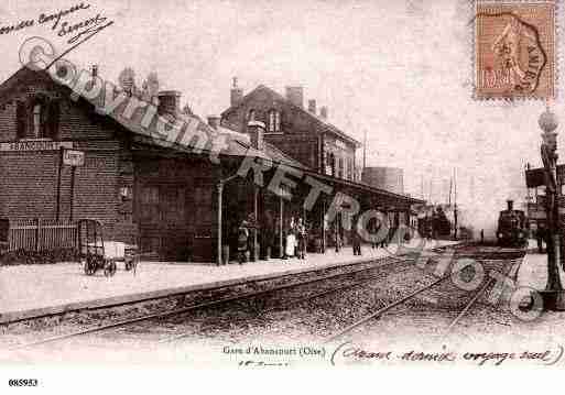 Ville de ABANCOURT, carte postale ancienne