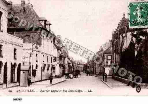 Ville de ABBEVILLE, carte postale ancienne