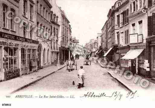 Ville de ABBEVILLE, carte postale ancienne