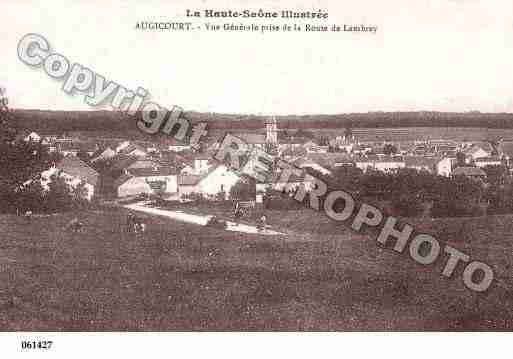 Ville de AUGICOURT, carte postale ancienne