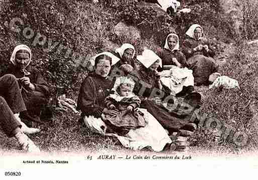 Ville de AURAY, carte postale ancienne