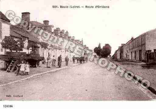 Ville de BAULE, carte postale ancienne