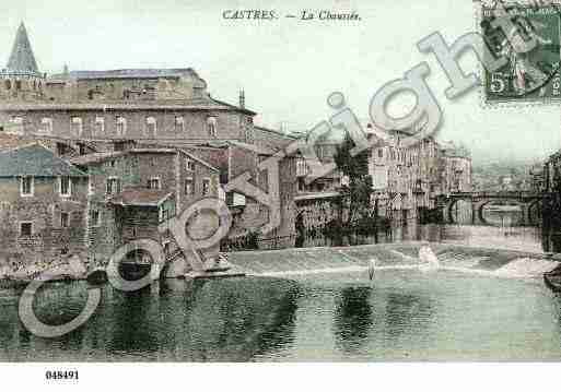 Ville de CASTRES, carte postale ancienne