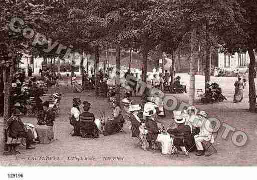 Ville de CAUTERETS, carte postale ancienne