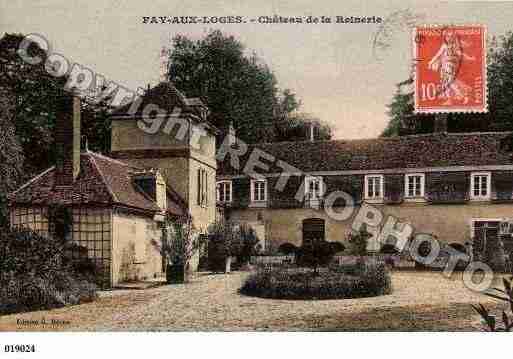 Ville de FAYAUXLOGES, carte postale ancienne