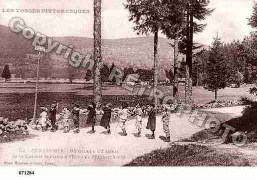 Ville de GERARDMER, carte postale ancienne