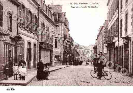 Ville de GUINGAMP, carte postale ancienne