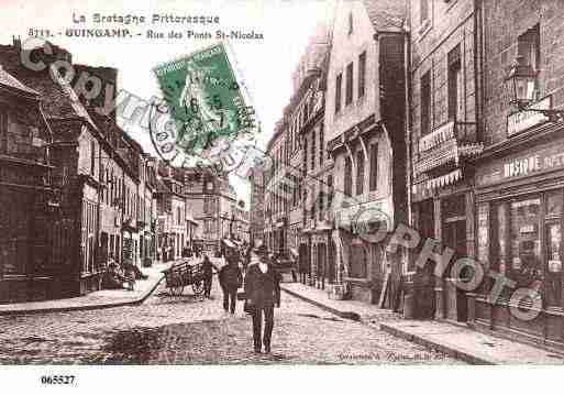 Ville de GUINGAMP, carte postale ancienne