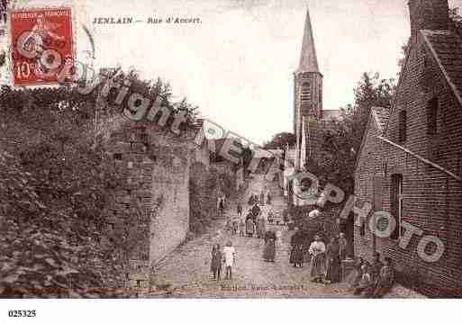 Ville de JENLAIN, carte postale ancienne