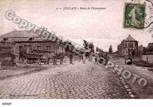 Ville de JENLAIN, carte postale ancienne