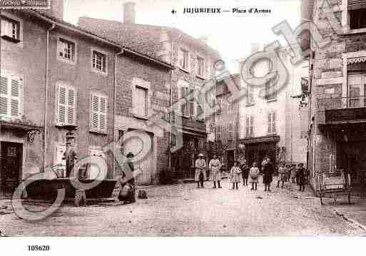 Ville de JUJURIEUX, carte postale ancienne