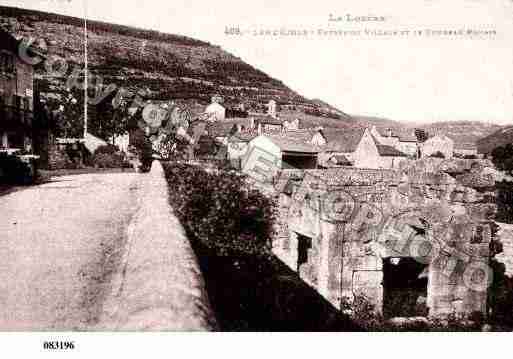 Ville de LANUEJOLS, carte postale ancienne