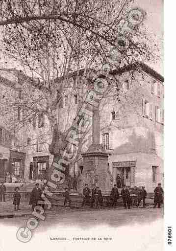 Ville de LORGUES, carte postale ancienne