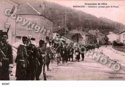 Ville de MARBACHE, carte postale ancienne