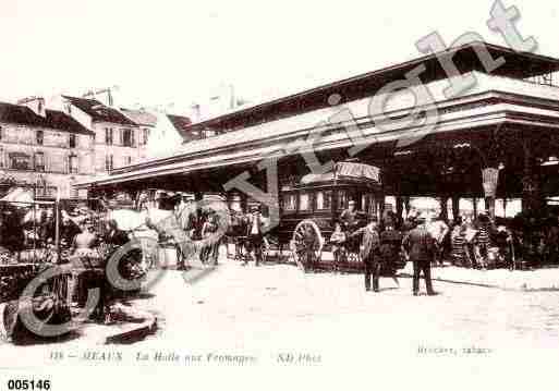 Ville de MEAUX, carte postale ancienne