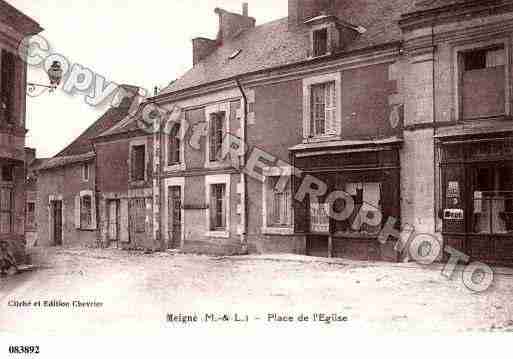 Ville de MEIGNE, carte postale ancienne