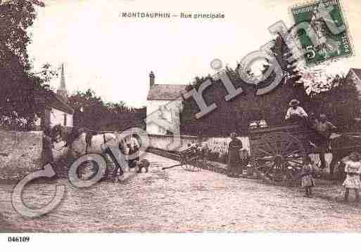 Ville de MONTDAUPHIN, carte postale ancienne