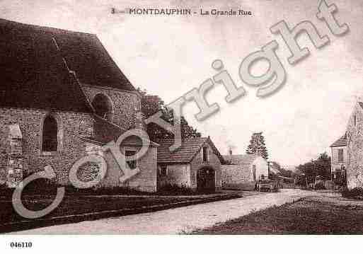 Ville de MONTDAUPHIN, carte postale ancienne