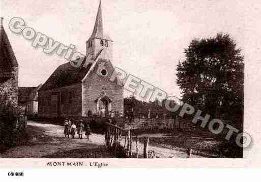 Ville de MONTMAIN, carte postale ancienne