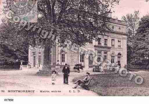 Ville de MONTMORENCY, carte postale ancienne