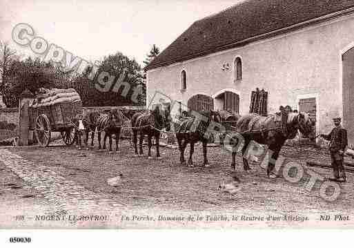 Ville de NOGENTLEROTROU, carte postale ancienne