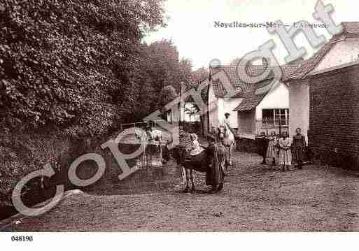 Ville de NOYELLESSURMER, carte postale ancienne