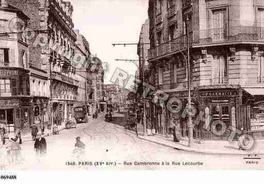 Ville de PARIS15, carte postale ancienne