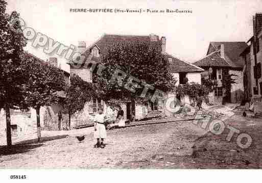 Ville de PIERREBUFFIERE, carte postale ancienne