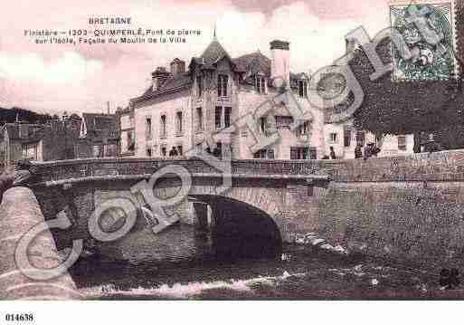 Ville de QUIMPERLE, carte postale ancienne