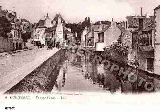 Ville de QUIMPERLE, carte postale ancienne