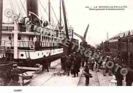 Ville de ROCHELLE(LA), carte postale ancienne