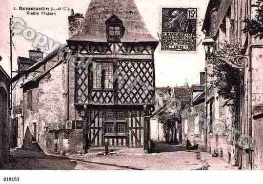 Ville de ROMORANTINLANTHENAY, carte postale ancienne