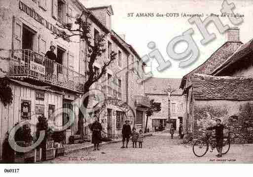 Ville de SAINTAMANSDESCOTS, carte postale ancienne